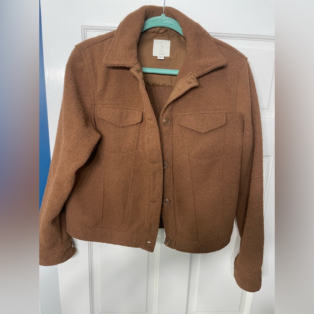 Light brown button jacket